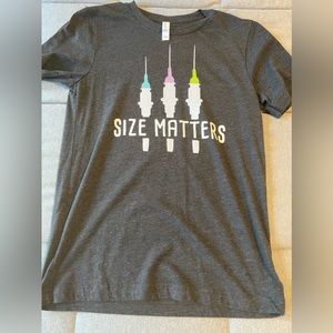 Size matters-Nurse tshirt
